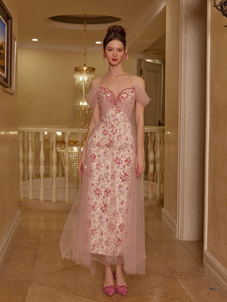 Rosalie Floral Tulle Dress