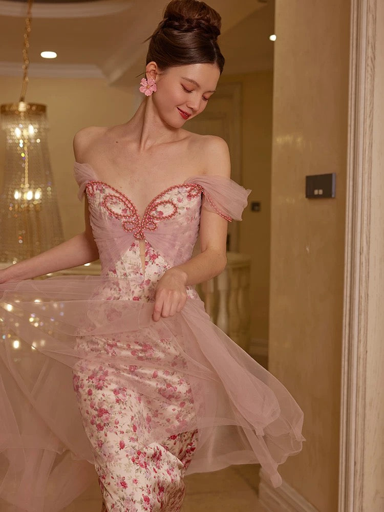 Rosalie Floral Tulle Dress