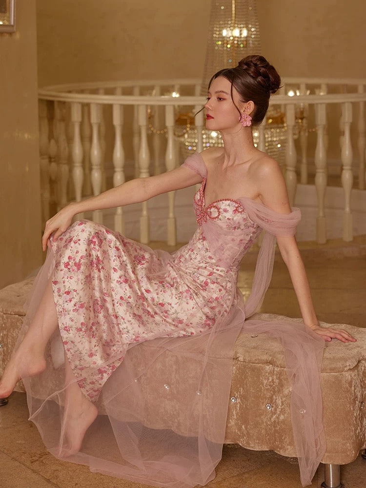 Rosalie Floral Tulle Dress